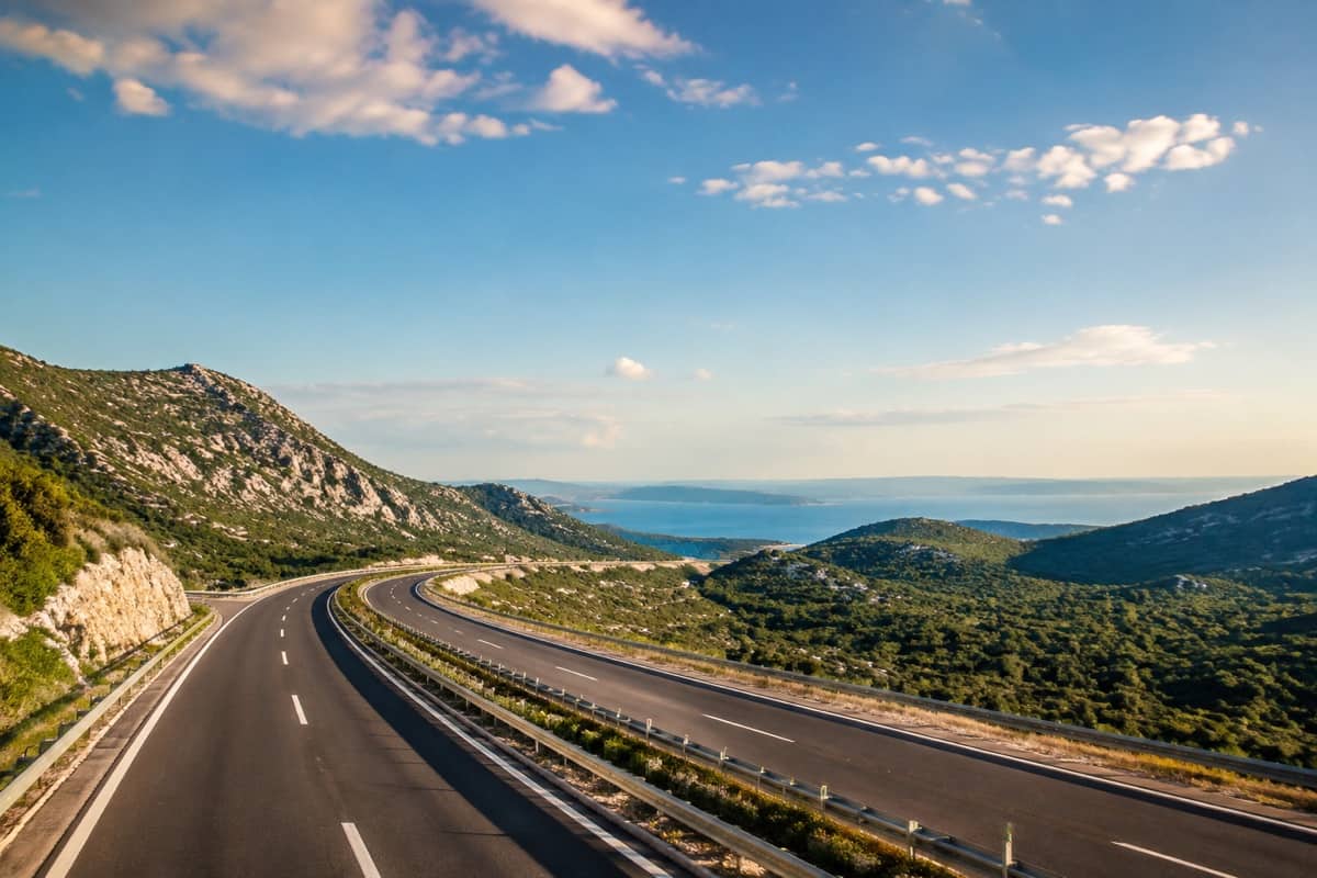 Snelweg door Kroatië